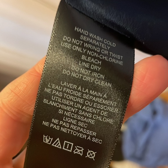 Anthropologie navy twist front sequin dress - Picture 9 of 11